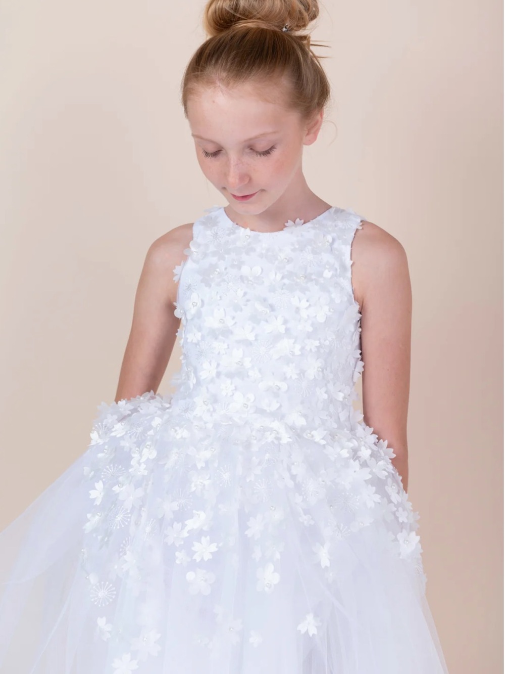 ZOE LTD WHITE LABEL EMBELLISHED FORMAL DRESS GOWN SIZE 8